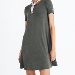 Madewell Ribbed Swingy Tee Dress